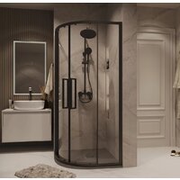 Душевой уголок Grossman Cosmo 100x100x195 301.K33.02.1010.21.00 (черный матовый/прозрачное стекло) - Превью изображения №9 — Интернет-магазин samo.by