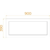 Экран для душевого поддона RGW NB/CL-S 16230912-90b 90 - Превью изображения №2 — Интернет-магазин samo.by
