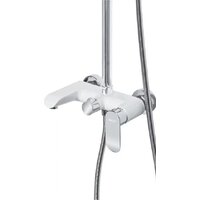 Душевая система  Grocenberg GB7010 (белый хром) - Превью изображения №2 — Интернет-магазин samo.by