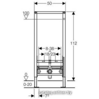 Инсталляция для биде Geberit Duofix [111.520.00.1] - Превью изображения №2 — Интернет-магазин samo.by