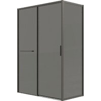 Grossman Style 130x90x195 120.K33.05.1390.21.10 (черный матовый/тонированное стекло)