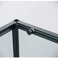 Душевой уголок Grossman Galaxy 130x80x195 120.K33.01.1380.21.00 (черный матовый/прозрачное стекло) - Превью изображения №4 — Интернет-магазин samo.by