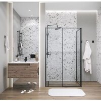 Душевой уголок Grossman Galaxy 130x80x195 120.K33.01.1380.21.00 (черный матовый/прозрачное стекло) - Превью изображения №7 — Интернет-магазин samo.by