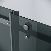 Душевой уголок Grossman Classic 110x100x195 120.K33.04.1110.21.10 (черный матовый/стекло тонированное) - Превью изображения №3 — Интернет-магазин samo.by