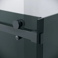 Душевой уголок Grossman Classic 110x100x195 120.K33.04.1110.21.10 (черный матовый/стекло тонированное) - Превью изображения №4 — Интернет-магазин samo.by