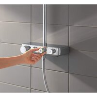 Душевая система  Grohe Euphoria SmartControl System 310 Cube Duo 26508000 (хром) - Превью изображения №3 — Интернет-магазин samo.by