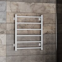 Полотенцесушитель Roxen Square BK-109SW-6T 11050-5365W (белый) - Превью изображения №3 — Интернет-магазин samo.by