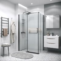 Душевой уголок Grossman Pragma 110x80x195 120.K33.03.1180.21.02 (черный матовый/стекло шиншилла) - Превью изображения №8 — Интернет-магазин samo.by