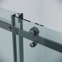 Душевой уголок Grossman Classic 110x100x195 120.K33.04.1110.21.00 (черный матовый/стекло прозрачное) - Превью изображения №4 — Интернет-магазин samo.by