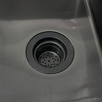 Кухонная мойка Roxen Uno 560210-54B под столешницу графит (ролл-мат, дозатор, сифон) - Превью изображения №6 — Интернет-магазин samo.by