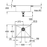 Кухонная мойка Grohe K700U 60-S 54,4/44,4 1.0 31574SD1 - Превью изображения №3 — Интернет-магазин samo.by