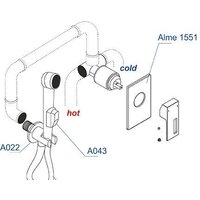Гигиенический душ Wasserkraft A01557 - Превью изображения №3 — Интернет-магазин samo.by