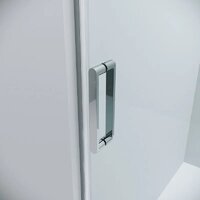 Душевой уголок Grossman Classic 100x80x195 120.K33.04.1080.10.00 (хром/прозрачное стекло) - Превью изображения №3 — Интернет-магазин samo.by