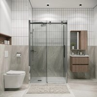 Душевой уголок Grossman Classic 100x80x195 120.K33.04.1080.10.00 (хром/прозрачное стекло) - Превью изображения №7 — Интернет-магазин samo.by