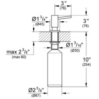 Дозатор для моющего средства Grohe Cosmopolitan 40535000 (хром) - Превью изображения №5 — Интернет-магазин samo.by