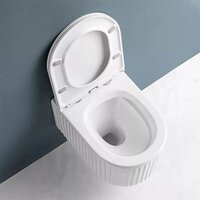 Унитаз подвесной Roxen Royal Matt в комплекте с инсталляцией StounFix Dual Fresh 6 в 1 968273 (кнопка: хром глянцевый) - Превью изображения №9 — Интернет-магазин samo.by