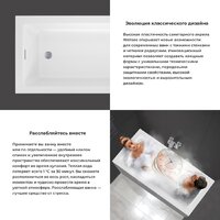 Ванна Wellsee FreeDom 2.0 150x80 233001000 (встраиваемая ванна белый глянец) - Превью изображения №3 — Интернет-магазин samo.by