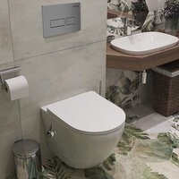 Унитаз подвесной Roxen Antares Bidet в комплекте с инсталляцией StounFix Dual Fresh 6 в 1 959767 (кнопка: хром матовый) - Превью изображения №11 — Интернет-магазин samo.by