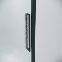 Душевая дверь Grossman Cosmo 130x195 100.K33.02.130.21.02 (черный матовый/стекло шиншилла) - Превью изображения №3 — Интернет-магазин samo.by