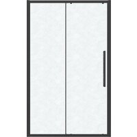 Grossman Cosmo 130x195 100.K33.02.130.21.02 (черный матовый/стекло шиншилла)
