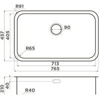 Кухонная мойка Omoikiri Omi 76-U/I-IN 4993500 (нержавеющая сталь) - Превью изображения №2 — Интернет-магазин samo.by