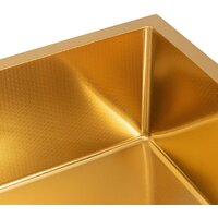 Кухонная мойка ARFEKA Eco AR 500*500 Gold PVD Nano Decor - Превью изображения №3 — Интернет-магазин samo.by
