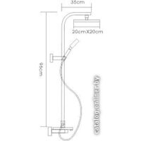 Душевая система  FRAP F2401 - Превью изображения №2 — Интернет-магазин samo.by