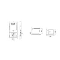 Унитаз подвесной SantiLine SL-5007 + SL-01 - Превью изображения №2 — Интернет-магазин samo.by