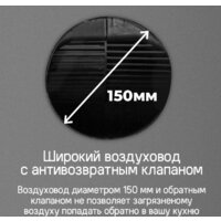 Кухонная вытяжка MAUNFELD Bath Isla 401 (золотой) - Превью изображения №18 — Интернет-магазин samo.by