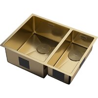Кухонная мойка ZorG Zerox 58-2 U / IF-R PVD Gold - Превью изображения №2 — Интернет-магазин samo.by