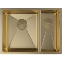 Кухонная мойка ZorG Zerox 58-2 U / IF-R PVD Gold - Превью изображения №3 — Интернет-магазин samo.by