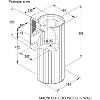 Кухонная вытяжка MAUNFELD Edelweiss 39 Wall (зеленый) - Превью изображения №17 — Интернет-магазин samo.by