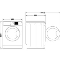 Стирально-сушильная машина Whirlpool FFWDB 864489 SV EE - Превью изображения №10 — Интернет-магазин samo.by