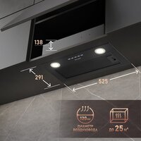 Кухонная вытяжка Weissgauff FIONA 60 BL - Превью изображения №9 — Интернет-магазин samo.by