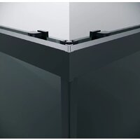 Душевой уголок Grossman Cosmo 100x100x195 300.K33.02.1010.21.10 (черный матовый/тонированное стекло) - Превью изображения №4 — Интернет-магазин samo.by