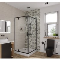 Душевой уголок Niagara Nova NG-6801-08 BLACK 90x90 - Превью изображения №2 — Интернет-магазин samo.by