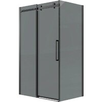 Душевой уголок Grossman Classic 100x80x195 120.K33.04.1080.21.10 (черный матовый/тонированно стекло) - Превью изображения №1 — Интернет-магазин samo.by