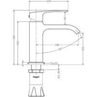 Смеситель Raglo R02.10.03 - Превью изображения №2 — Интернет-магазин samo.by