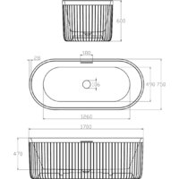 Ванна Altrobagno Джанни (Gianni) 090212 GG - Превью изображения №3 — Интернет-магазин samo.by