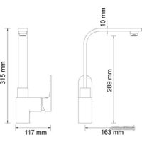 Смеситель Wasserkraft Dinkel 5807 - Превью изображения №3 — Интернет-магазин samo.by