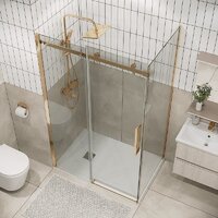 Душевой уголок Grossman Classic 100x80x195 120.K33.04.1080.32.00 (золото сатин/стекло прозрачное) - Превью изображения №8 — Интернет-магазин samo.by