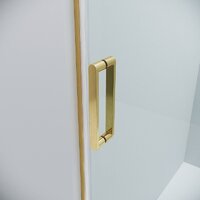 Душевой уголок Grossman Classic 100x80x195 120.K33.04.1080.32.00 (золото сатин/стекло прозрачное) - Превью изображения №2 — Интернет-магазин samo.by