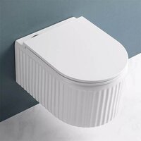 Унитаз подвесной Roxen Royal Matt в комплекте с инсталляцией StounFix Dual Fresh 6 в 1 968280 (кнопка: серый бетон) - Превью изображения №10 — Интернет-магазин samo.by