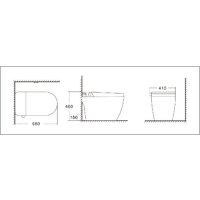 Унитаз приставной Roxen Smart Simple 670310-02 - Превью изображения №8 — Интернет-магазин samo.by