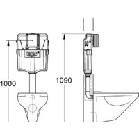 Инсталляция для унитаза Grohe GD 2 [38661000] - Превью изображения №3 — Интернет-магазин samo.by