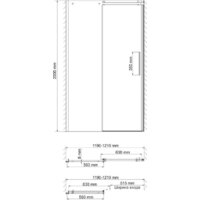 Душевая дверь Wasserkraft Dinkel 58R05 - Превью изображения №4 — Интернет-магазин samo.by