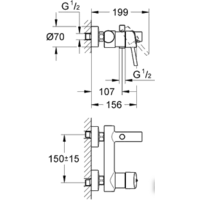 Смеситель Grohe Concetto 32211001 - Превью изображения №2 — Интернет-магазин samo.by