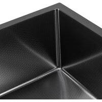Кухонная мойка ARFEKA ECO AR 450*450 BLACK PVD NANO DECOR - Превью изображения №4 — Интернет-магазин samo.by