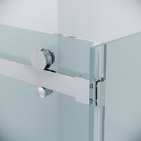 Душевой уголок Grossman Classic 100x90x195 120.K33.04.1090.10.00 (хром/прозрачное стекло) - Превью изображения №3 — Интернет-магазин samo.by