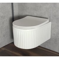 Унитаз подвесной Roxen Royal Matt в комплекте с инсталляцией StounFix Dual Fresh 6 в 1 968283 (кнопка: оружейная сталь) - Превью изображения №13 — Интернет-магазин samo.by